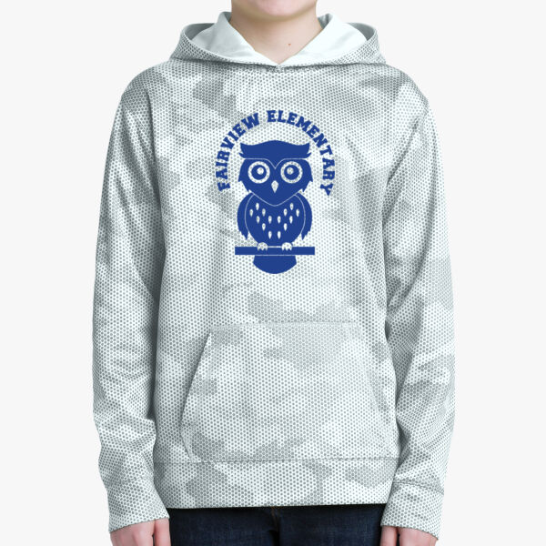 Youth Sport Wick ® CamoHex Fleece Hooded Pullover Thumbnail